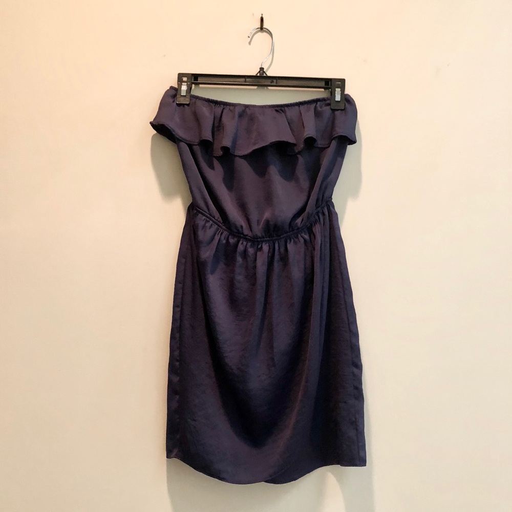 Lush Strapless Ruffled Dress